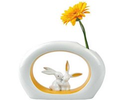 Wazon Orange Sunrise 12.5 cm Bunny de Luxe Goebel 66-841-50-3