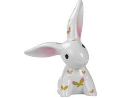 Figurka Pink Apple Bunny 17cm Bunny de Luxe Goebel 66-841-30-5
