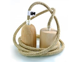 Lampa wisząca imindesign naturalny len styl skandynawski 2,5m