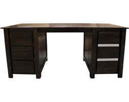 Stylowe Biurko z Palisandru z Szufladami 175cm