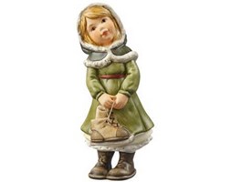Figurka Dziewczynka z łyżwami 14cm Goebel 66-873-80-3