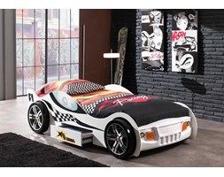 Łóżko dla dziecka AUTO Turbo Racing biały
