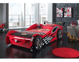 Łóżko dla dziecka samochód wyścigowy Grand Turismo czerwony