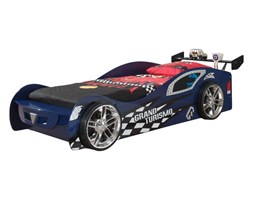 Łóżko dla dziecka samochód wyścigowy Grand Turismo niebieski
