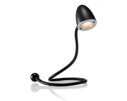 Lampa biurkowa USB snake czarna szwajcarskiej marki HANSA