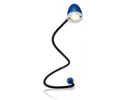 Lampa biurkowa USB snake granatowa szwajcarskiej marki HANSA