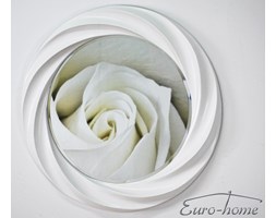 Lustro w białej oprawie 80x80 PU-091