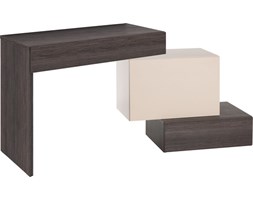 Toaletka z komodą wąską Hifi