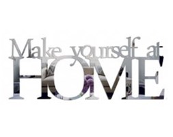 Lustro dekoracyjne MAKE YOURSELF AT HOME; plexi