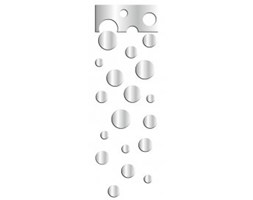 Lustro dekoracyjne WHEELS SET; plexi