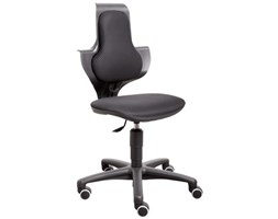 Krzesło CZARNE do nauki. Ergonomiczne siedzisko