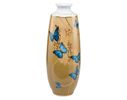 Wazon z porcelany 42cm - Niebieskie Motyle Joanna Charlotte