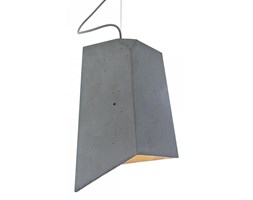 Lampa betonowa loft kolorowe kable szara