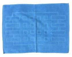 Dywanik łazienkowy Armeria 50x70 Kwadraty K26 niebieski Zwoltex