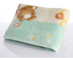 Koc akrylowy Pierre Cardin 110x140 Baby 1 Zielony Eurofirany