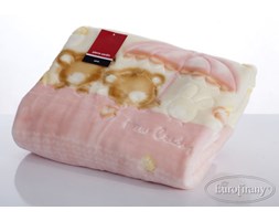Koc polarowy Pierre Cardin 80x110 Baby1 Różowy Eurofirany