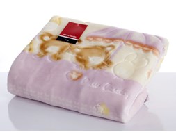 Koc akrylowy Pierre Cardin 80x110 Baby 1 Fioletowy Eurofirany
