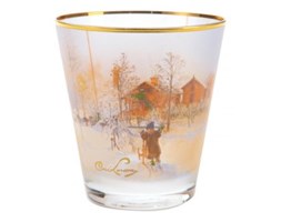 Świecznik \'\'Britta na sankach\'\' 9 cm Goebel 67-001-62-8