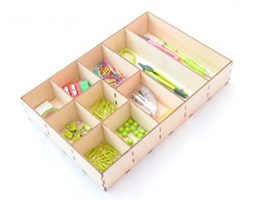 ECO organizer do szuflady DESNA 10 przegródek