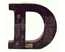 LITERY DEKORACYJNE ALFABET IRON D