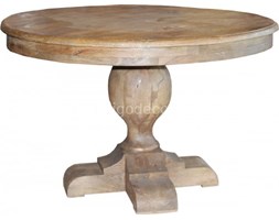 STÓŁ OKRĄGŁY DREWNIANY 120 CM