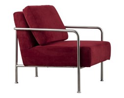 Fotel X-BANG RIB czerwony // ZUIVER