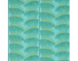 Tapeta Sanderson Voyage of Discovery. Manila, Turquoise/Green