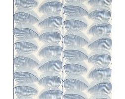 Tapeta Sanderson Voyage of Discovery. Manila, Blue Linen