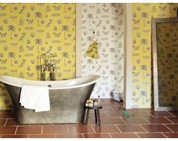 Tapeta Cocos Yellow Charcoal, Sanderson, Voyage of Discovery