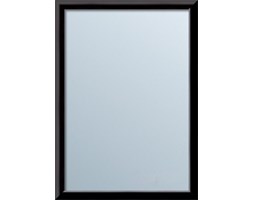 Czarne lustro w ramą aluminiową w stylu glamour-różne wymiary