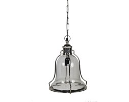 LAMPA WISZĄCA METAL SZKŁO