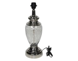 LAMPA STOJĄCA METAL SZKŁO