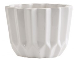 Doniczka 10 x 8 cm white Madam Stoltz