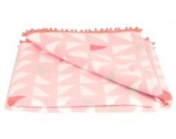 Koc / narzuta Triangles pink Present Time