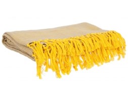 Koc / narzuta Weaved Raster yellow Present Time
