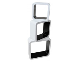 CUBE regały modułowe CG3017 biało-czarny