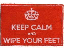 Keep calm and wipe your feet
