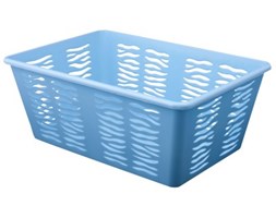 KOSZYK ZEBRA BŁĘKIT 36,5X25,5X14,5 CM