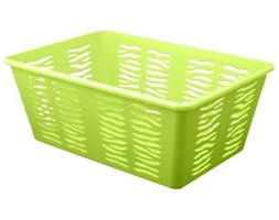 KOSZYK ZEBRA ZIELONY 36,5X25,5X14,5 CM