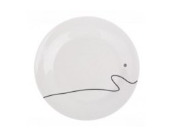 TALERZ OKRĄGŁY OBIADOWY 23CM FALA