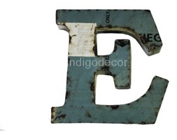 LITERY DEKORACYJNE ALFABET IRON E