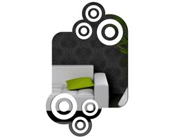 Lustro dekoracyjne WHEELS plexi DS-L1