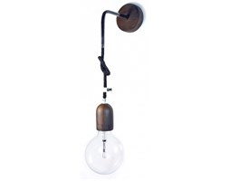 Kinkiet skandynawski lampa ścienna loft kable w oplocie wełnianym