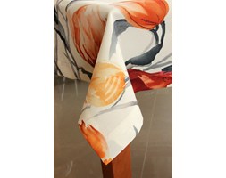 Obrus Tulipan Brąz W07 Mankiet