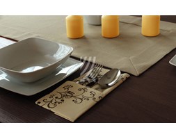Nakładka 40x140 Len Elegance Natura MT 6/1