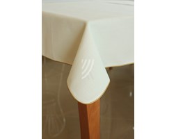 Obrus Len Krem Elegance Wypustka Złota