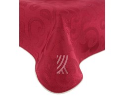 Obrus Bella Bordowa Wypustka Krem 003