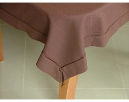 Obrus Len C.Brąz Elegance MT Sznurek brąz