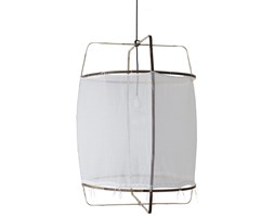 Ay illuminate Z1 bambusowa lampa wisząca z ręcznie tkaną bawełną