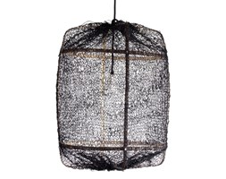 Ay illuminate Z5 Ø42cm bambusowa lampa wisząca z ręcznie tkanym Sizalem